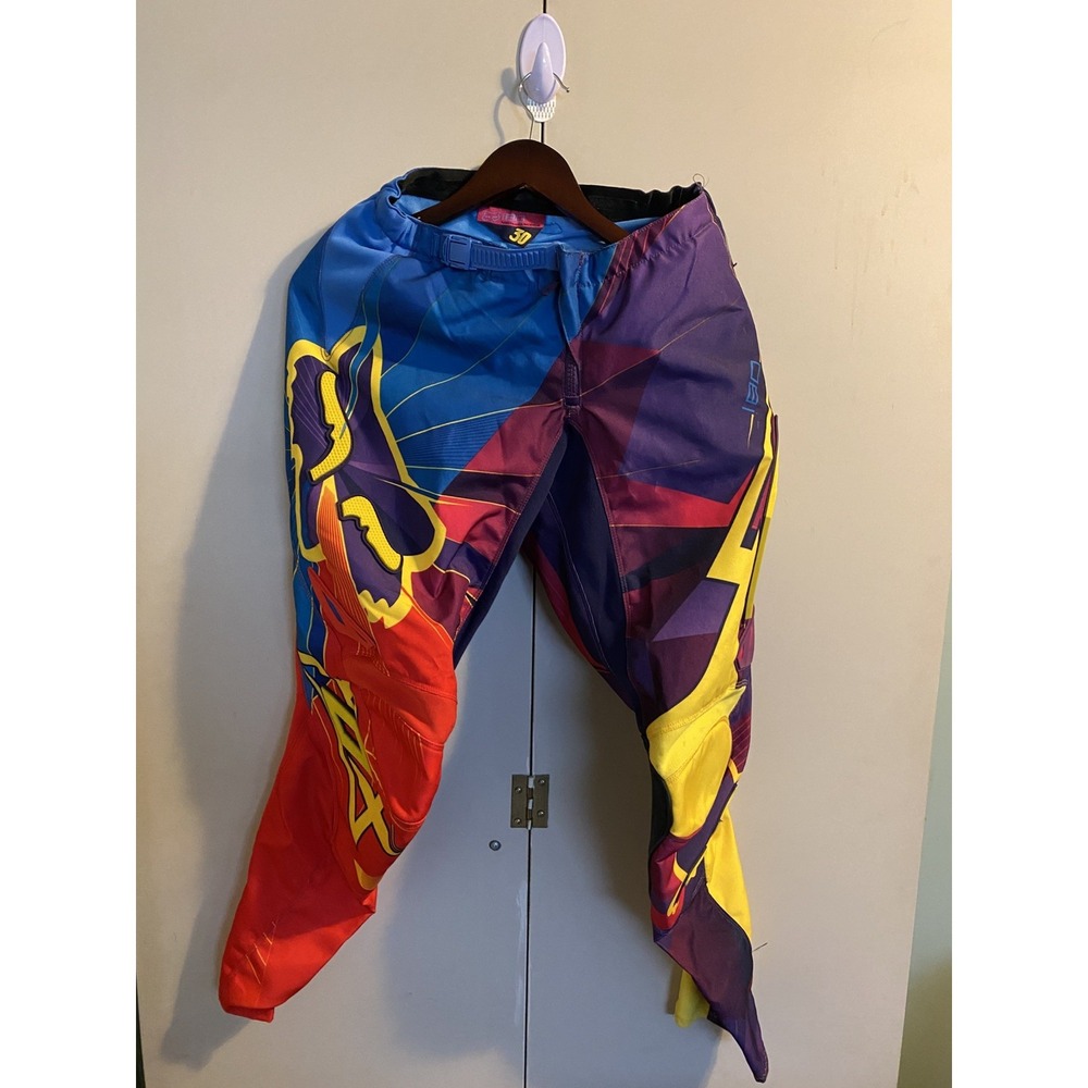 Fox Racing Motocross 180 Performance Racewear Pants Rainbow Size 30